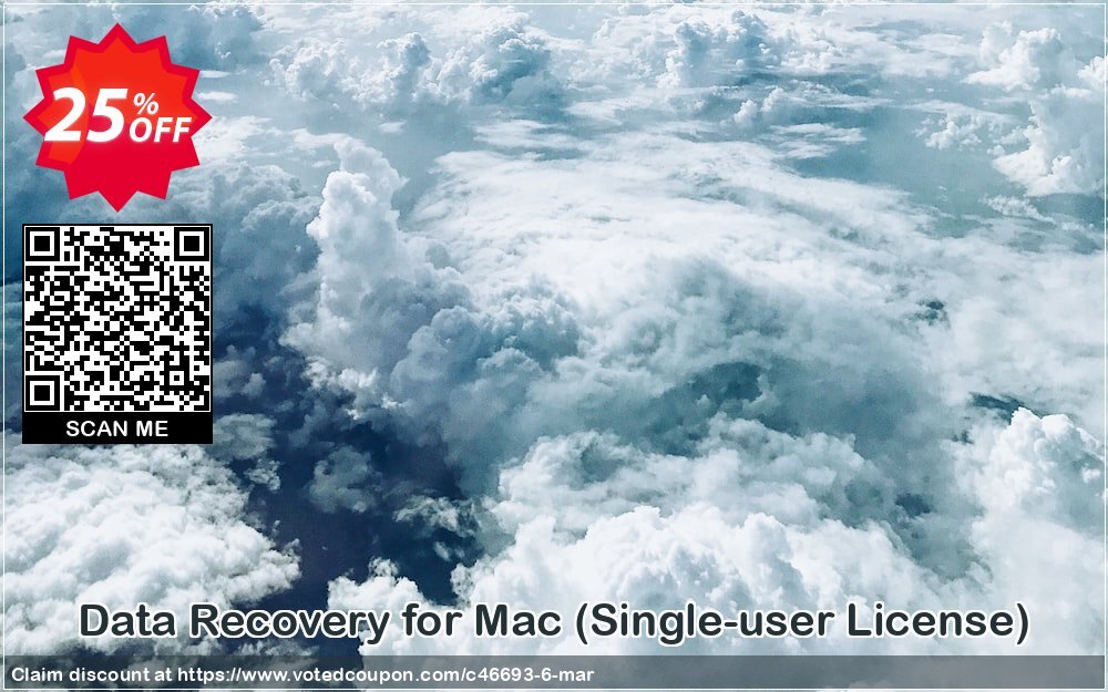 Data Recovery for MAC, Single-user Plan  Coupon Code Apr 2024, 25% OFF - VotedCoupon