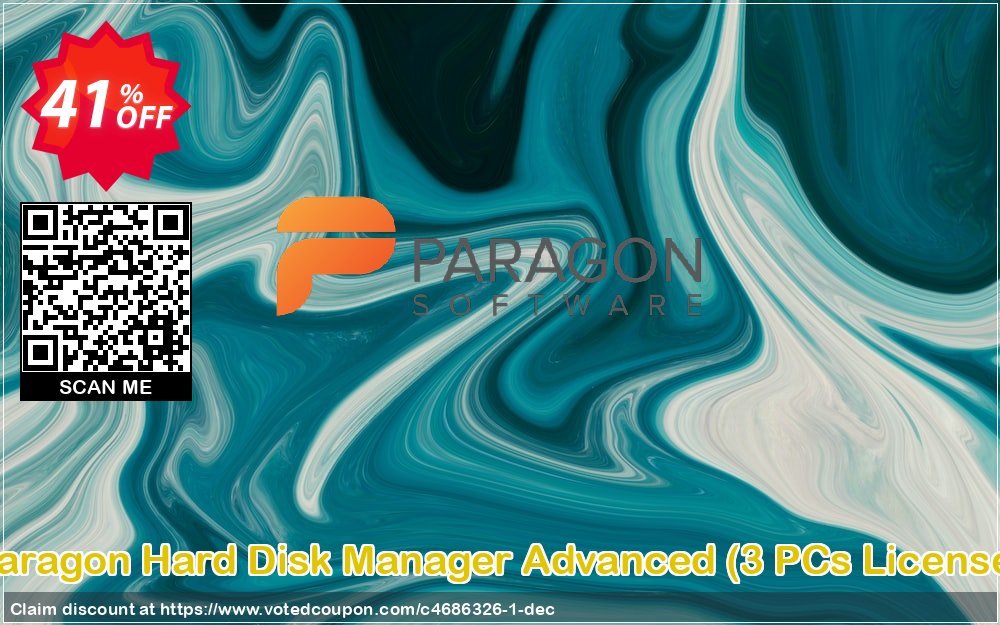 Paragon Hard Disk Manager Advanced, 3 PCs Plan  Coupon, discount 5% OFF Paragon Hard Disk Manager, verified. Promotion: Impressive promotions code of Paragon Hard Disk Manager, tested & approved