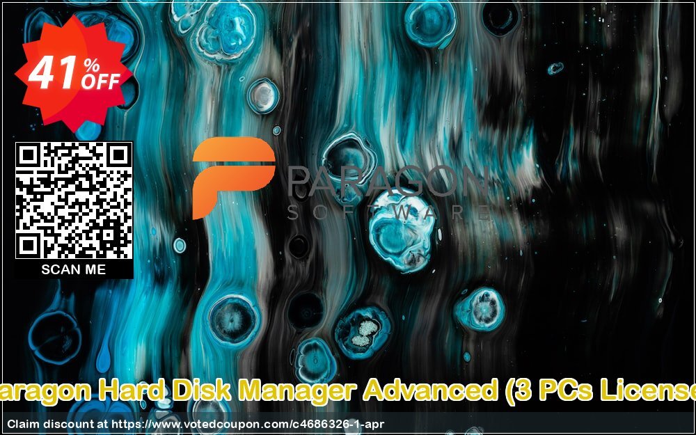 Paragon Hard Disk Manager Advanced, 3 PCs Plan  Coupon Code May 2024, 41% OFF - VotedCoupon