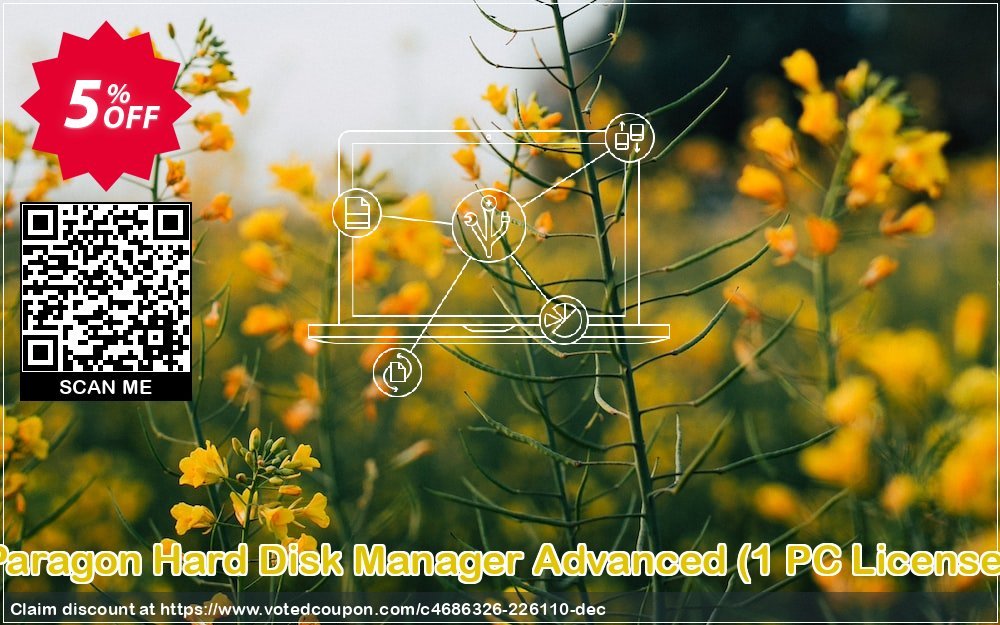 Paragon Hard Disk Manager Advanced, 1 PC Plan  Coupon, discount 10% OFF Paragon Hard Disk Manager Advanced (1 PC License), verified. Promotion: Impressive promotions code of Paragon Hard Disk Manager Advanced (1 PC License), tested & approved
