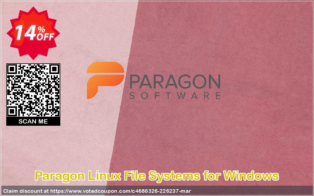 Paragon Linux File Systems for WINDOWS Coupon Code Apr 2024, 14% OFF - VotedCoupon