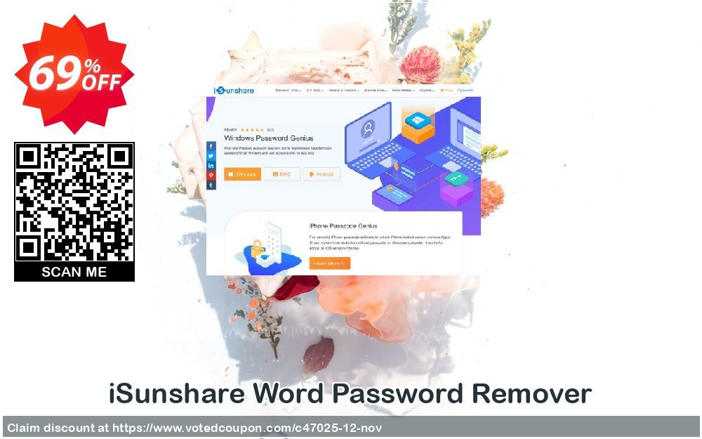 iSunshare Word Password Remover Coupon, discount iSunshare discount (47025). Promotion: iSunshare discount coupons
