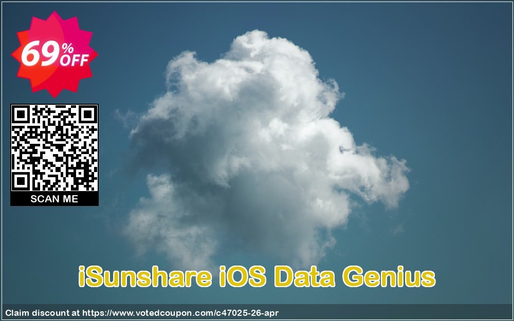 iSunshare iOS Data Genius Coupon, discount iSunshare discount (47025). Promotion: iSunshare discount coupons