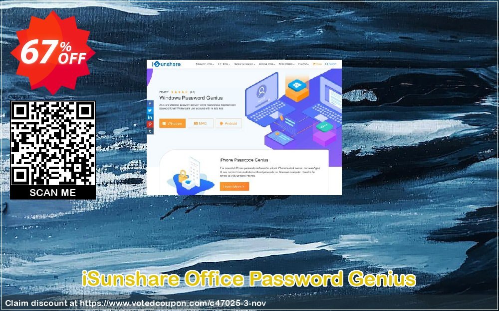 iSunshare Office Password Genius Coupon, discount iSunshare discount (47025). Promotion: iSunshare discount coupons