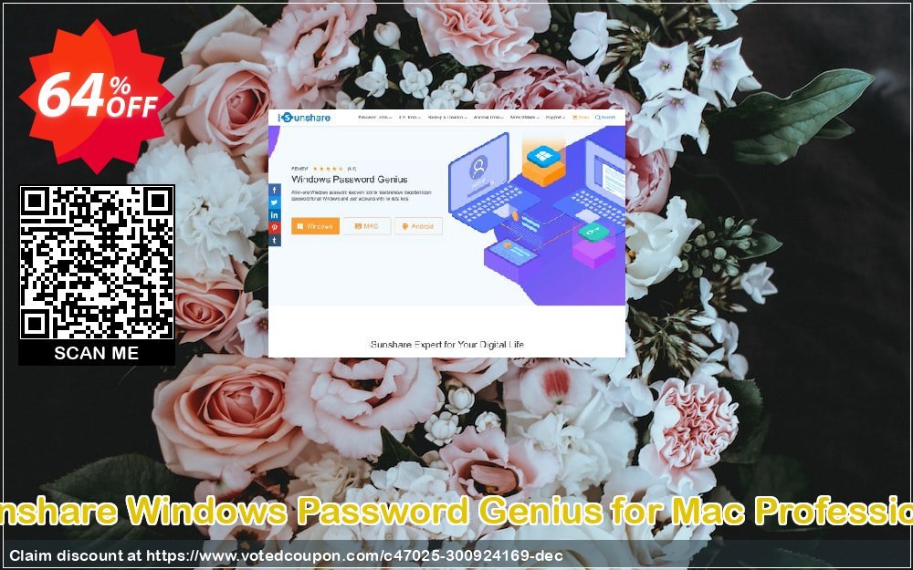 iSunshare WINDOWS Password Genius for MAC Professional Coupon, discount iSunshare discount (47025). Promotion: iSunshare discount coupons