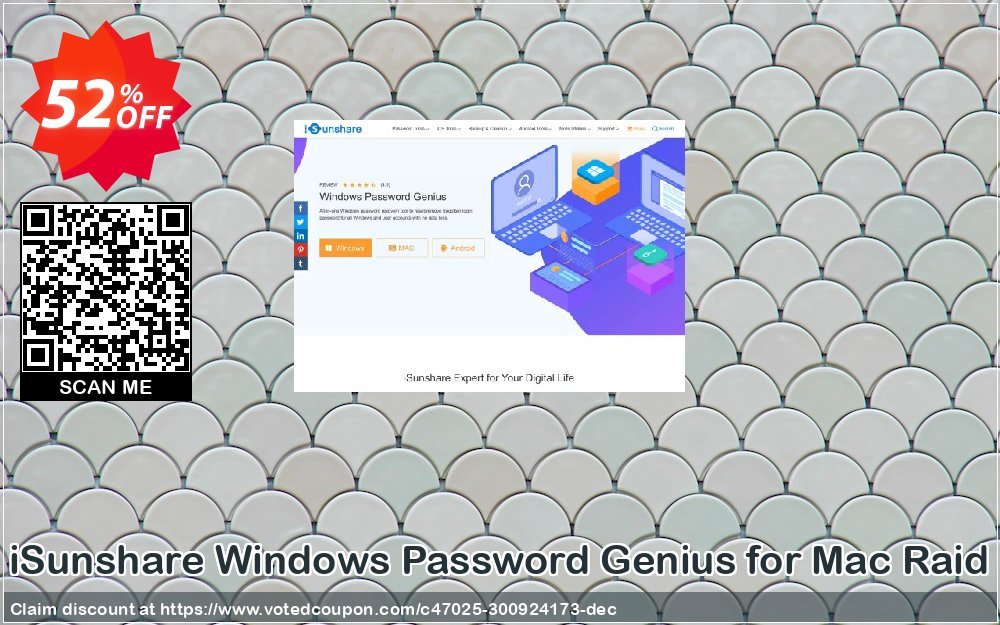 iSunshare WINDOWS Password Genius for MAC Raid Coupon Code Apr 2024, 52% OFF - VotedCoupon