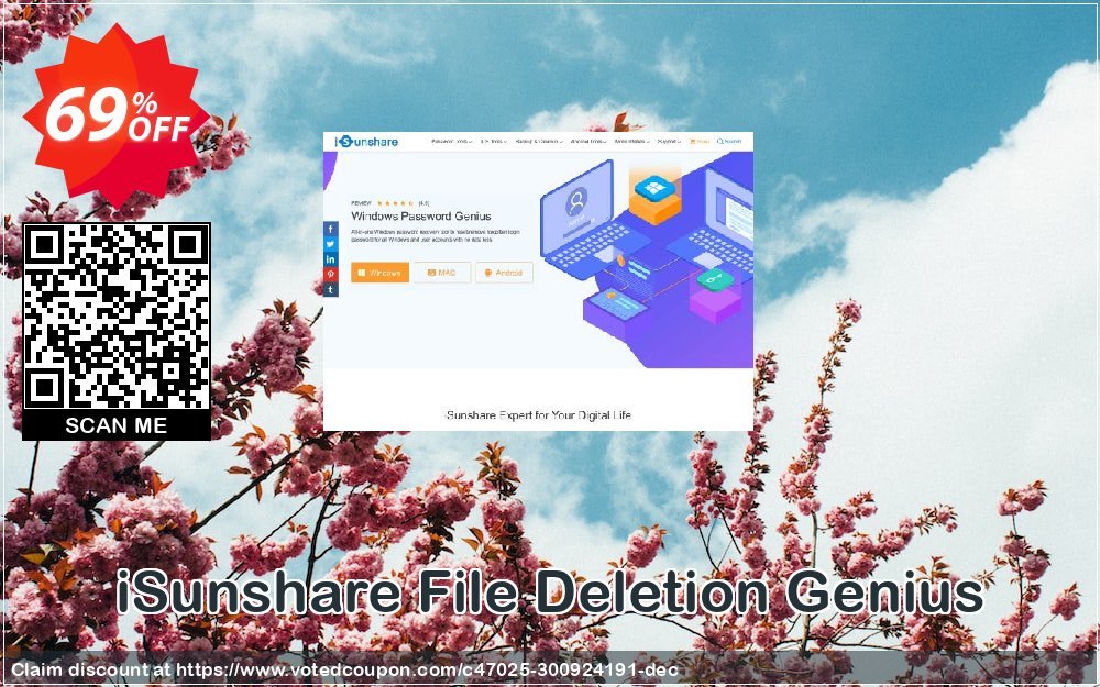 iSunshare File Deletion Genius Coupon Code Apr 2024, 69% OFF - VotedCoupon