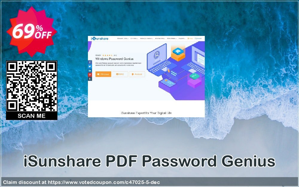 iSunshare PDF Password Genius Coupon, discount iSunshare discount (47025). Promotion: iSunshare discount coupons