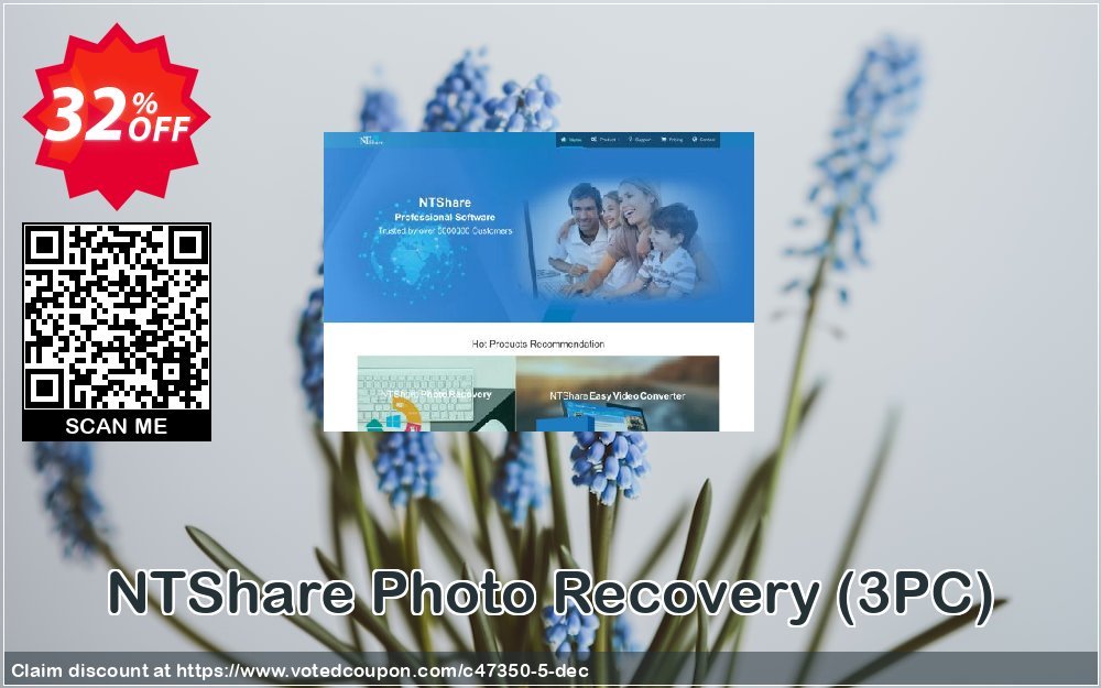 NTShare Photo Recovery, 3PC  Coupon, discount NTShare coupon (47350). Promotion: NTShare coupon discounts (47350)