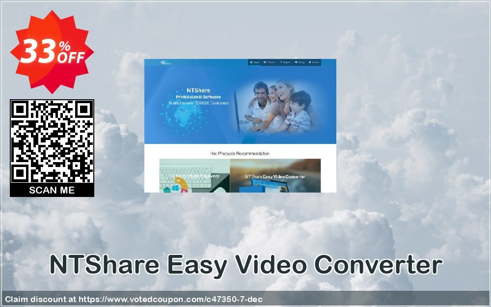 NTShare Easy Video Converter Coupon, discount NTShare coupon (47350). Promotion: NTShare coupon discounts (47350)