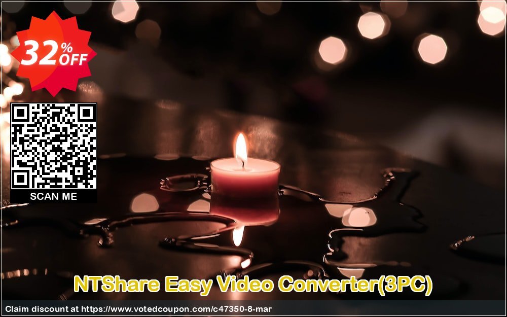 NTShare Easy Video Converter, 3PC  Coupon, discount NTShare coupon (47350). Promotion: NTShare coupon discounts (47350)