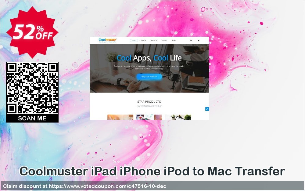 Coolmuster iPad iPhone iPod to MAC Transfer Coupon Code Mar 2024, 52% OFF - VotedCoupon