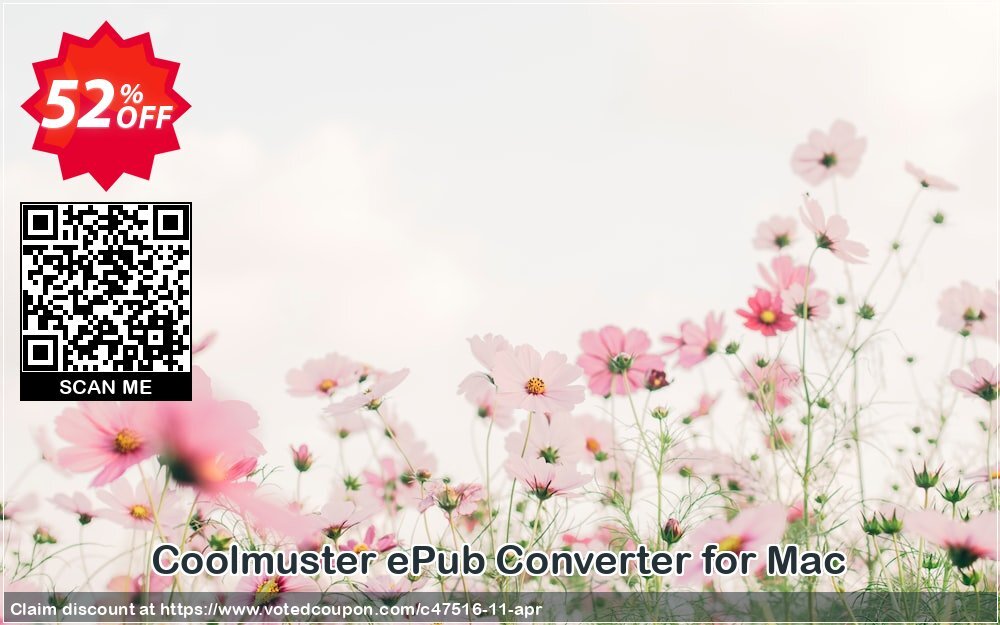 Coolmuster ePub Converter for MAC Coupon, discount affiliate discount. Promotion: 