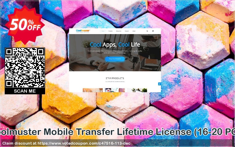 Coolmuster Mobile Transfer Lifetime Plan, 16-20 PCs  Coupon Code Apr 2024, 50% OFF - VotedCoupon