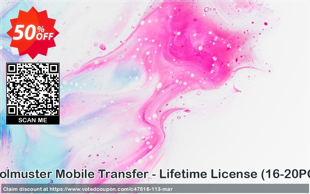 Coolmuster Mobile Transfer Lifetime Plan, 16-20 PCs  Coupon Code Apr 2024, 50% OFF - VotedCoupon