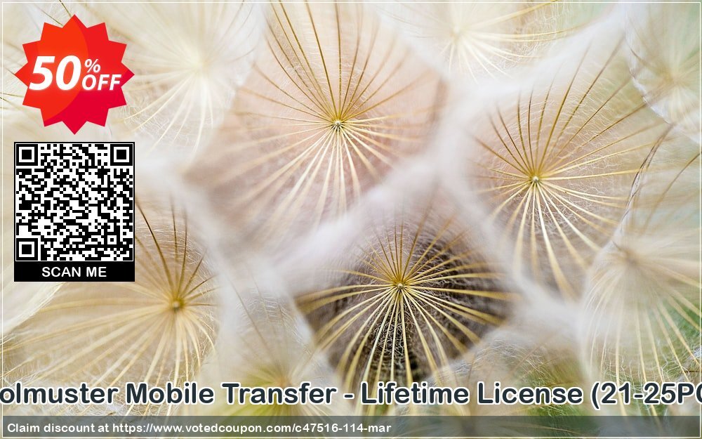 Coolmuster Mobile Transfer Lifetime Plan, 21-25 PCs  Coupon Code Apr 2024, 50% OFF - VotedCoupon