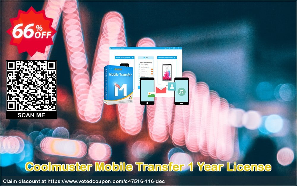 Coolmuster Mobile Transfer Yearly Plan Coupon, discount affiliate discount. Promotion: 