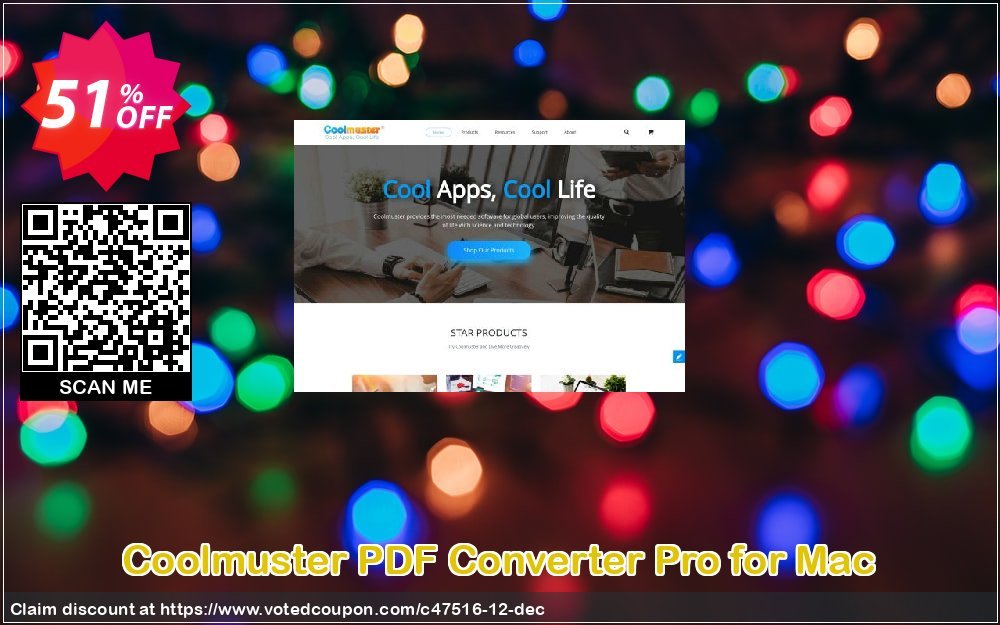 Coolmuster PDF Converter Pro for MAC Coupon, discount affiliate discount. Promotion: 