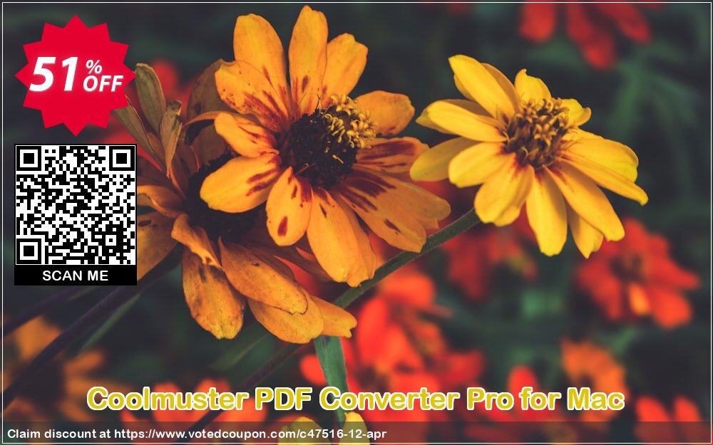 Coolmuster PDF Converter Pro for MAC Coupon, discount affiliate discount. Promotion: 