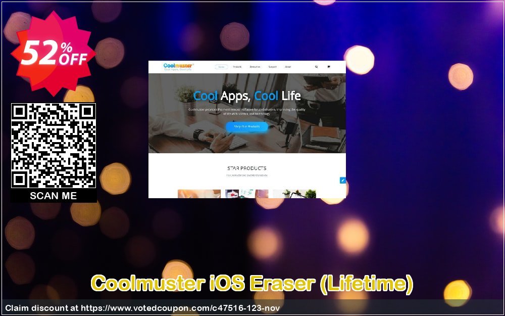 Coolmuster iOS Eraser, Lifetime  Coupon, discount affiliate discount. Promotion: 