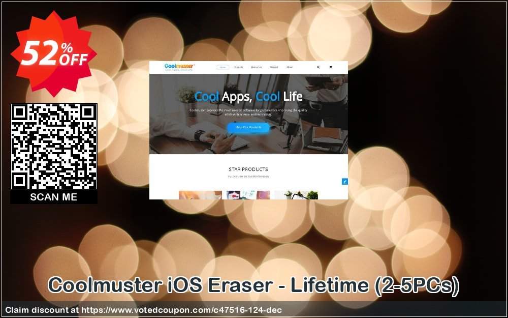 Coolmuster iOS Eraser - Lifetime, 2-5PCs  Coupon Code Apr 2024, 52% OFF - VotedCoupon