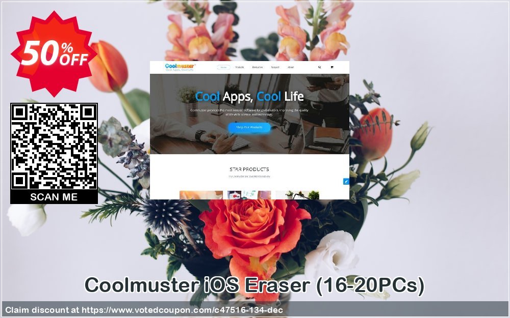 Coolmuster iOS Eraser, 16-20PCs  Coupon Code Apr 2024, 50% OFF - VotedCoupon