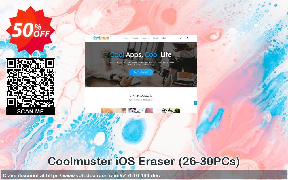 Coolmuster iOS Eraser, 26-30PCs  Coupon Code Apr 2024, 50% OFF - VotedCoupon