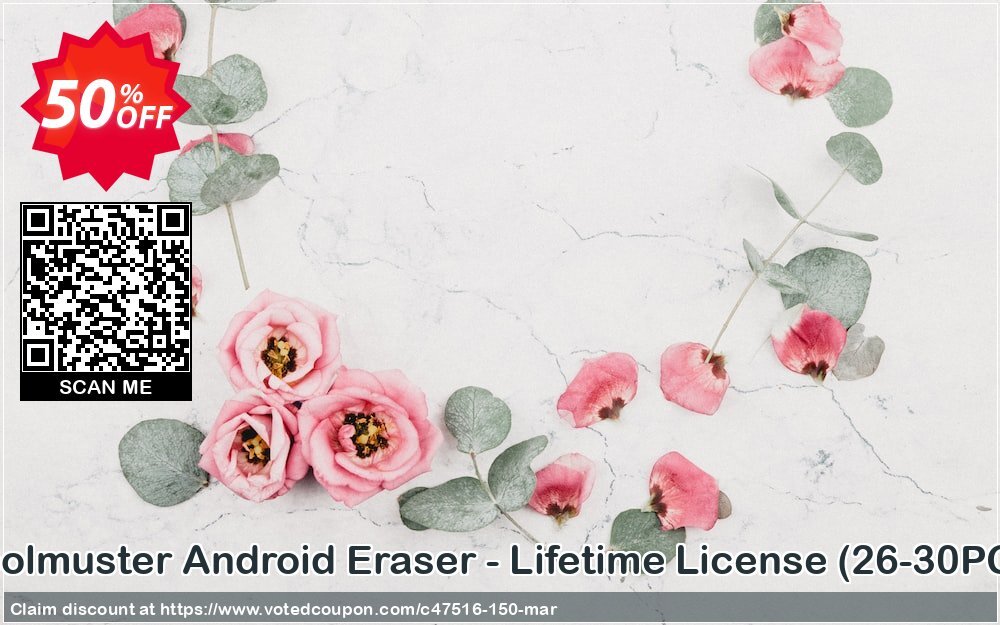 Coolmuster Android Eraser - Lifetime Plan, 30 PCs  Coupon Code Apr 2024, 50% OFF - VotedCoupon