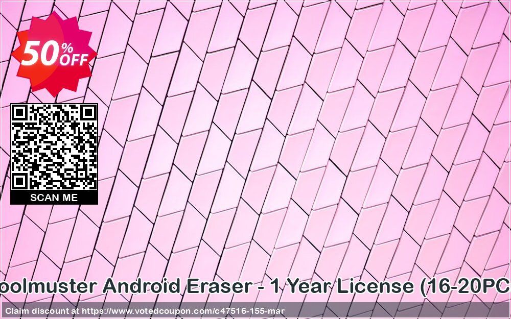 Coolmuster Android Eraser - Yearly Plan, 20 PCs  Coupon Code Jun 2024, 50% OFF - VotedCoupon