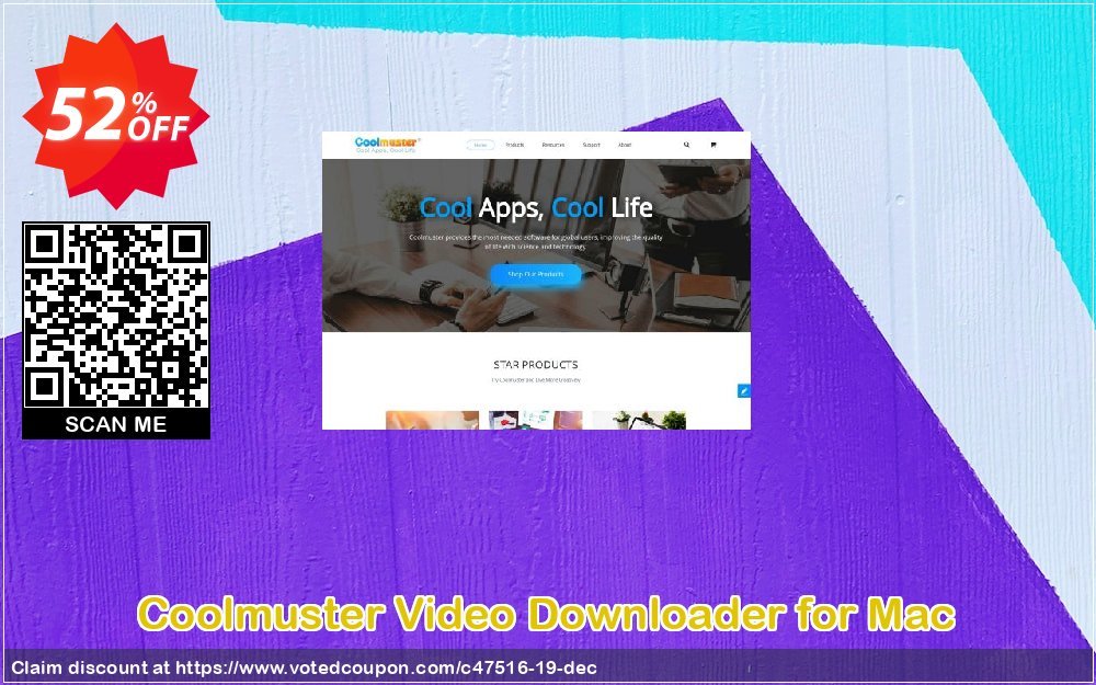 Coolmuster Video Downloader for MAC Coupon Code Apr 2024, 52% OFF - VotedCoupon