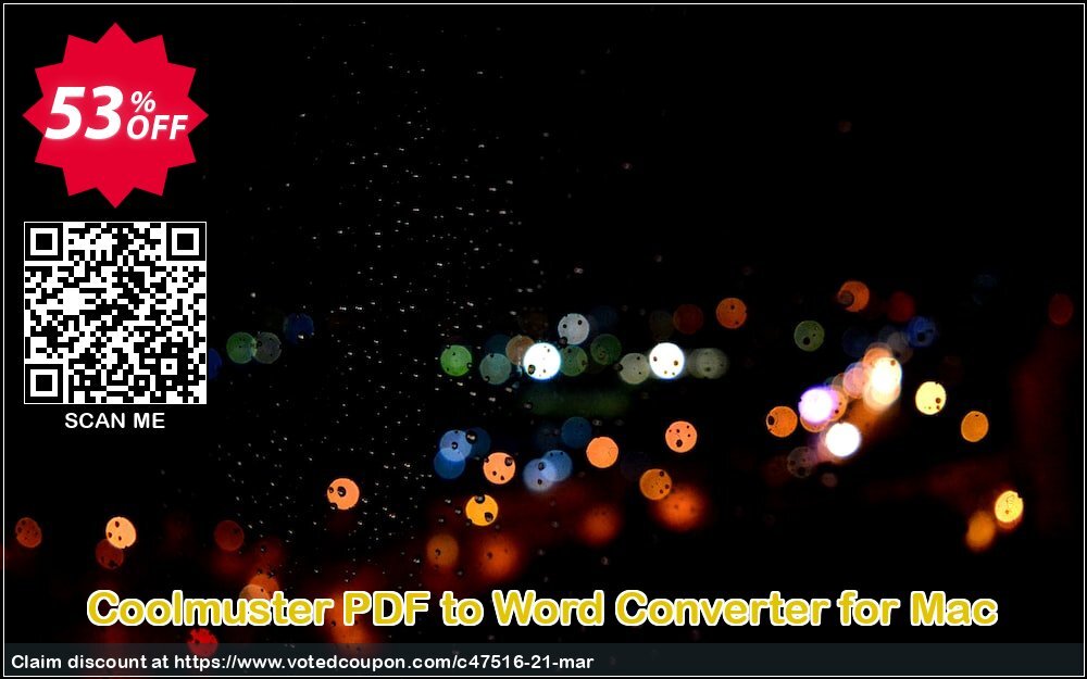 Coolmuster PDF to Word Converter for MAC Coupon Code May 2024, 53% OFF - VotedCoupon