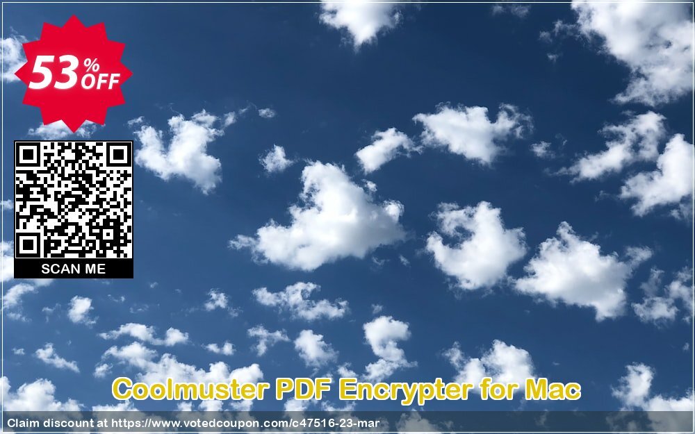 Coolmuster PDF Encrypter for MAC Coupon, discount affiliate discount. Promotion: 