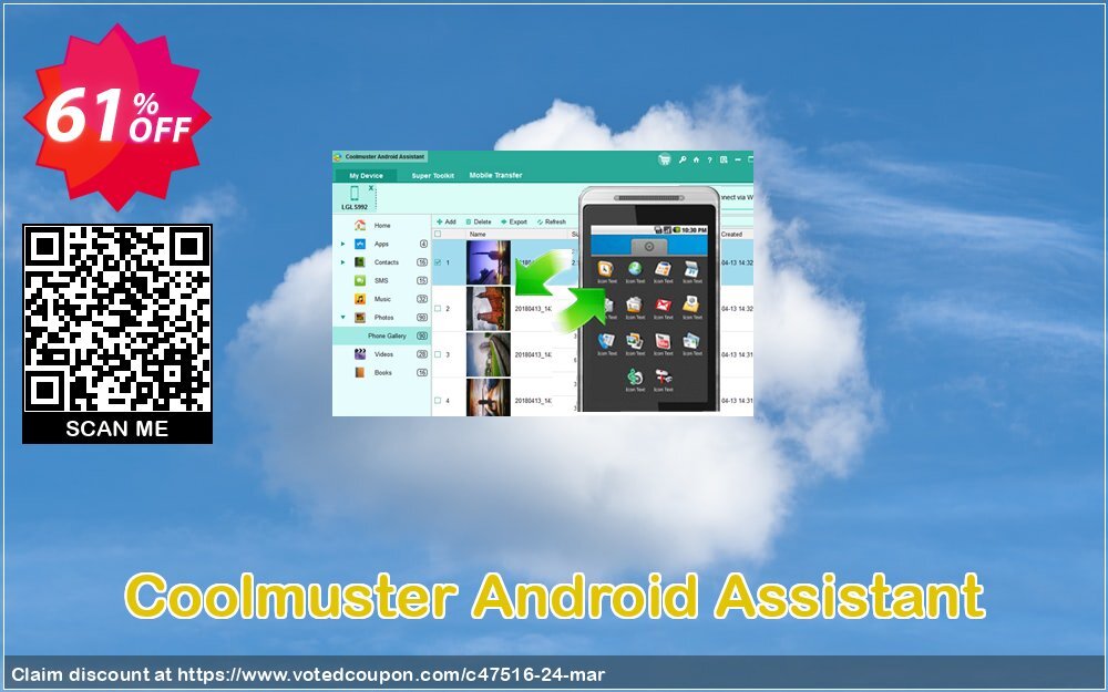 Coolmuster Android Assistant Coupon, discount affiliate discount. Promotion: Special discounts code of Coolmuster Android Assistant, tested in {{MONTH}}