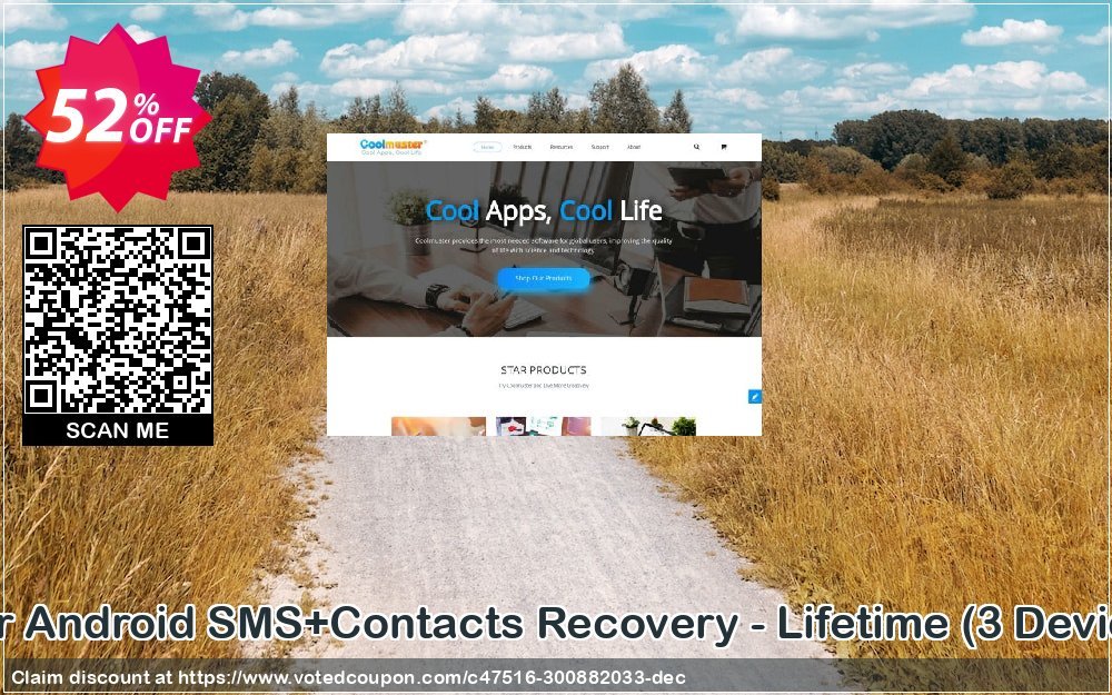 Coolmuster Android SMS+Contacts Recovery - Lifetime, 3 Devices, 3 PCs  Coupon Code Apr 2024, 52% OFF - VotedCoupon