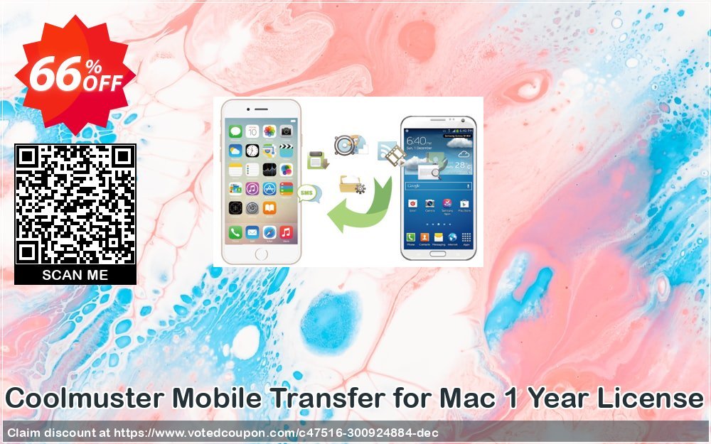 Coolmuster Mobile Transfer for MAC Yearly Plan Coupon, discount affiliate discount. Promotion: 