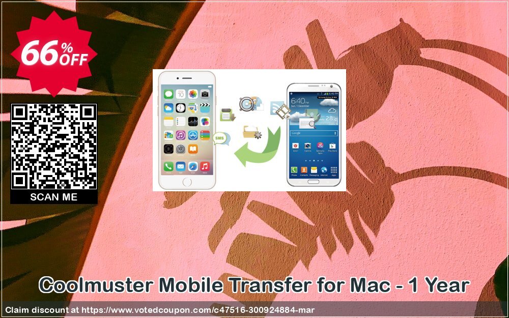 Coolmuster Mobile Transfer for MAC Yearly Plan Coupon, discount affiliate discount. Promotion: 