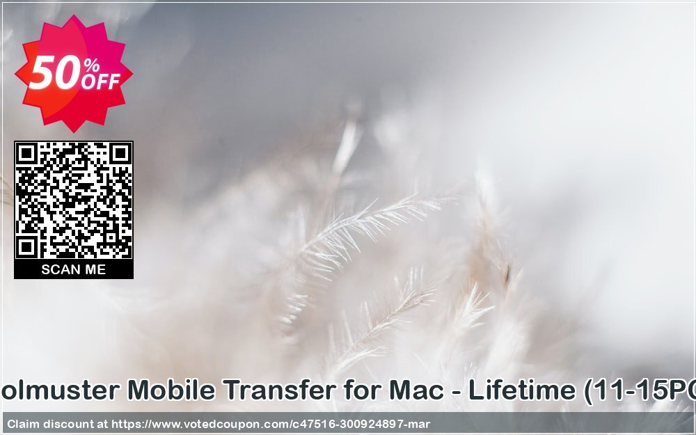 Coolmuster Mobile Transfer for MAC Lifetime, 11-15 PCs  voted-on promotion codes