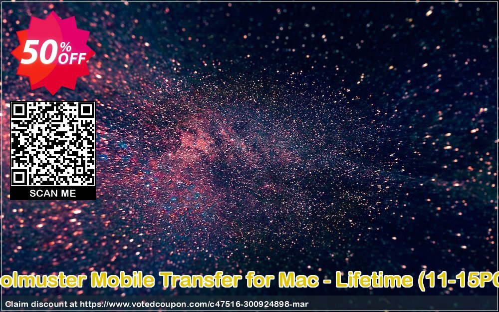 Coolmuster Mobile Transfer for MAC Lifetime, 11-15 PCs  Coupon, discount affiliate discount. Promotion: 