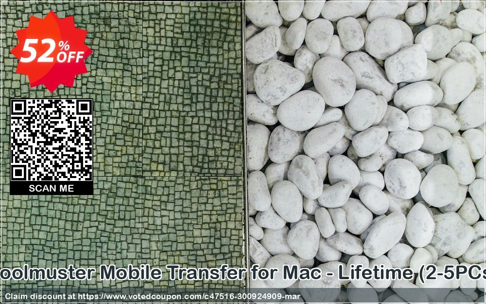 Coolmuster Mobile Transfer for MAC Lifetime, 2- 5 PCs  voted-on promotion codes