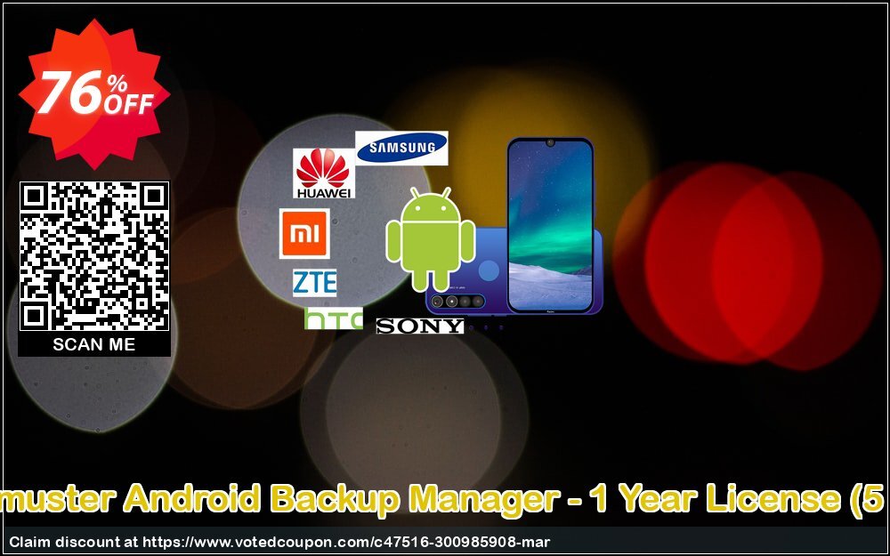 Coolmuster Android Backup Manager - Yearly Plan, 5 PCs  Coupon Code Apr 2024, 76% OFF - VotedCoupon