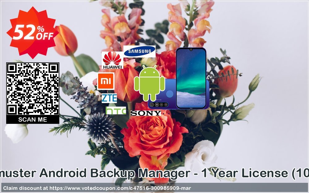 Coolmuster Android Backup Manager - Yearly Plan, 10 PCs  Coupon, discount 50% OFF Coolmuster Android Backup Manager - 1 Year License (10 PCs), verified. Promotion: Special discounts code of Coolmuster Android Backup Manager - 1 Year License (10 PCs), tested & approved