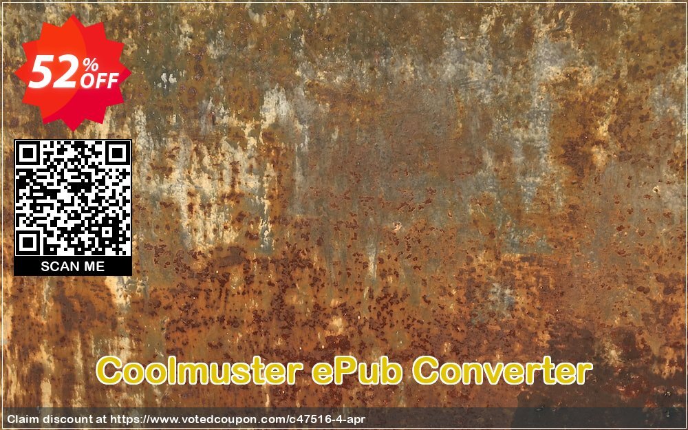 Coolmuster ePub Converter Coupon, discount affiliate discount. Promotion: