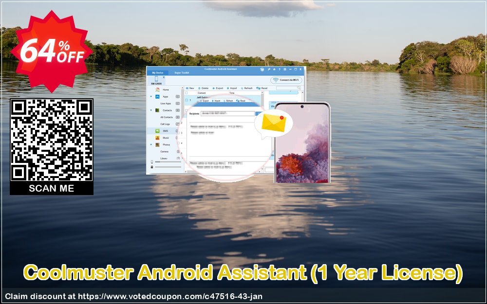 Coolmuster Android Assistant, Yearly Plan  Coupon, discount affiliate discount. Promotion: 