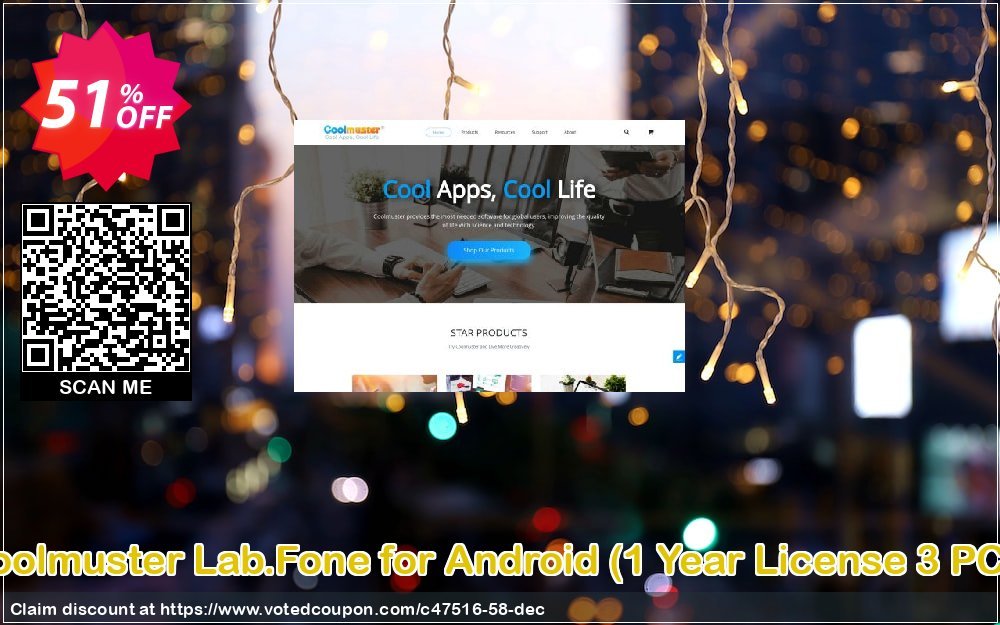 Get 51% OFF Coolmuster Lab.Fone for Android, 1 Year License 3 PCs Coupon
