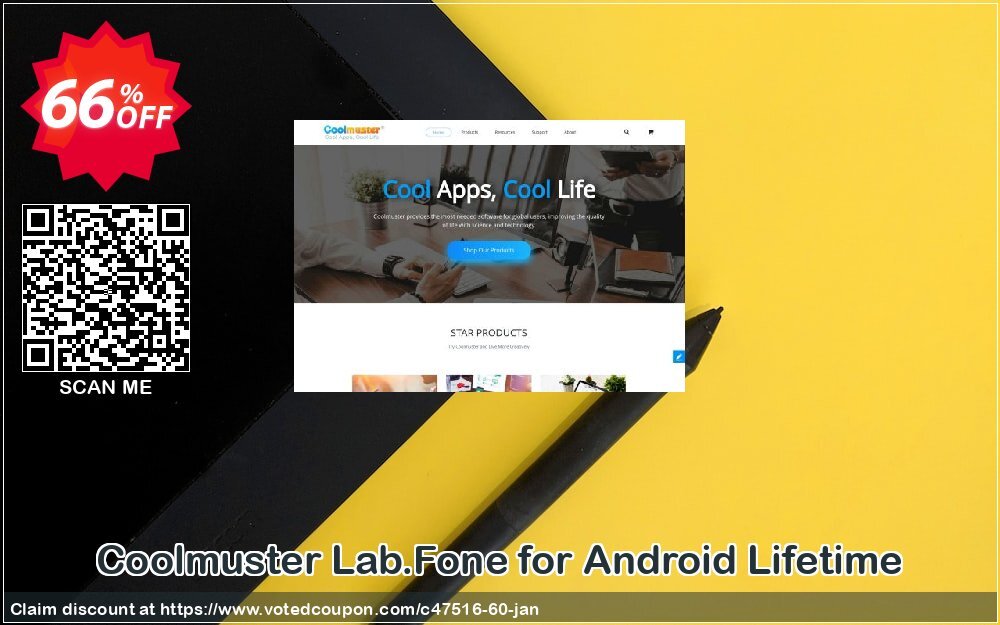 Get 64% OFF Coolmuster Lab.Fone for Android Lifetime Coupon