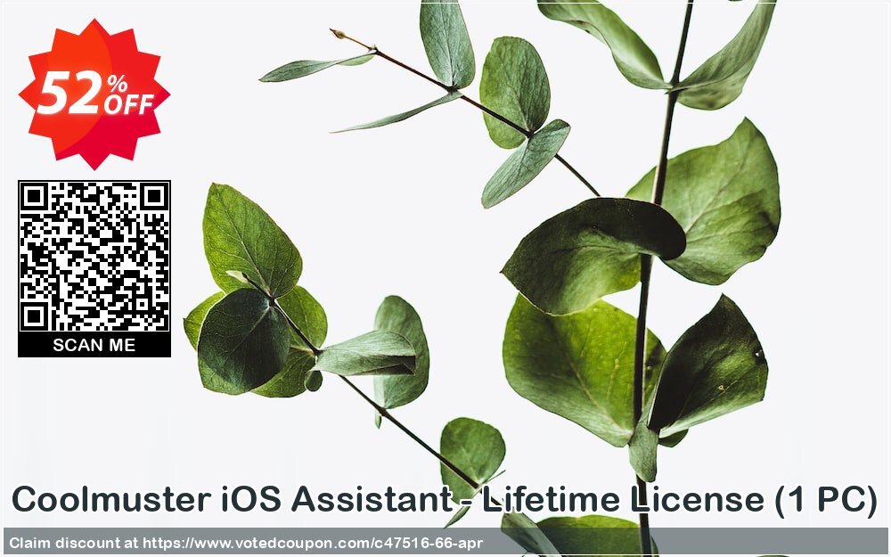 Coolmuster iOS Assistant - Lifetime Plan, 1 PC  Coupon, discount affiliate discount. Promotion: 