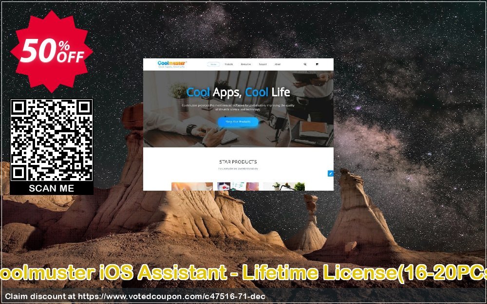 Coolmuster iOS Assistant - Lifetime Plan, 16-20PCs  Coupon, discount affiliate discount. Promotion: 