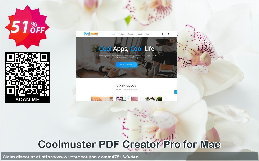 Coolmuster PDF Creator Pro for MAC Coupon, discount affiliate discount. Promotion: 