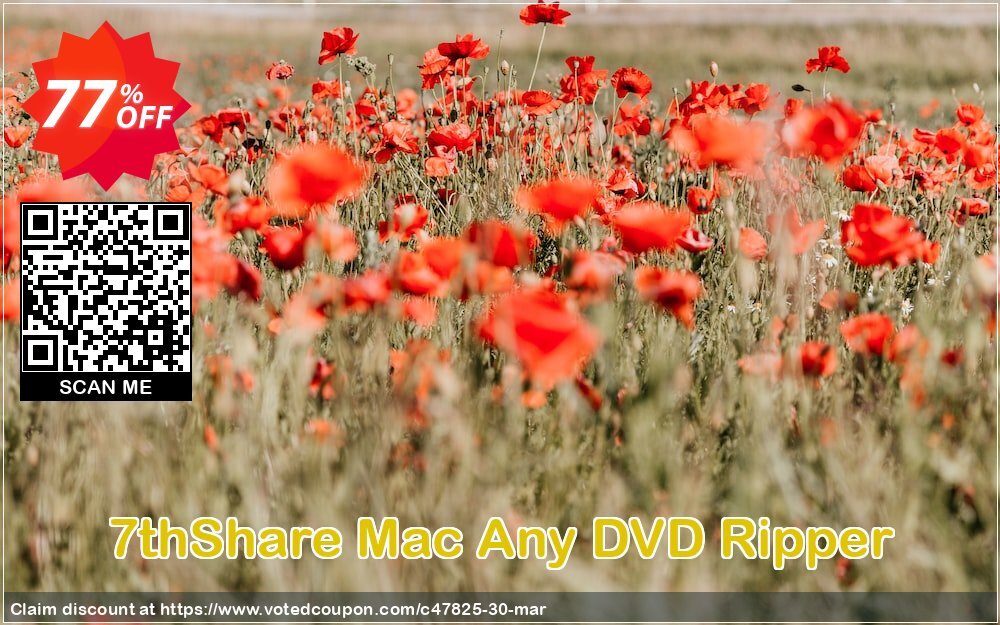 7thShare MAC Any DVD Ripper Coupon Code Apr 2024, 77% OFF - VotedCoupon