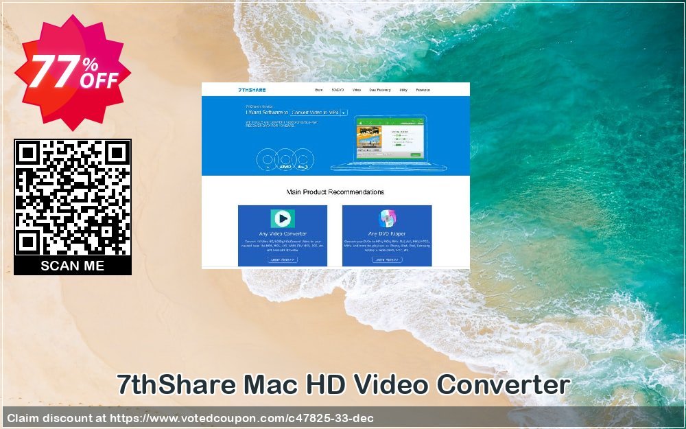 7thShare MAC HD Video Converter Coupon, discount 60% discount7thShare Mac HD Video Converter. Promotion: 